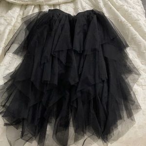 Tulle black skirt